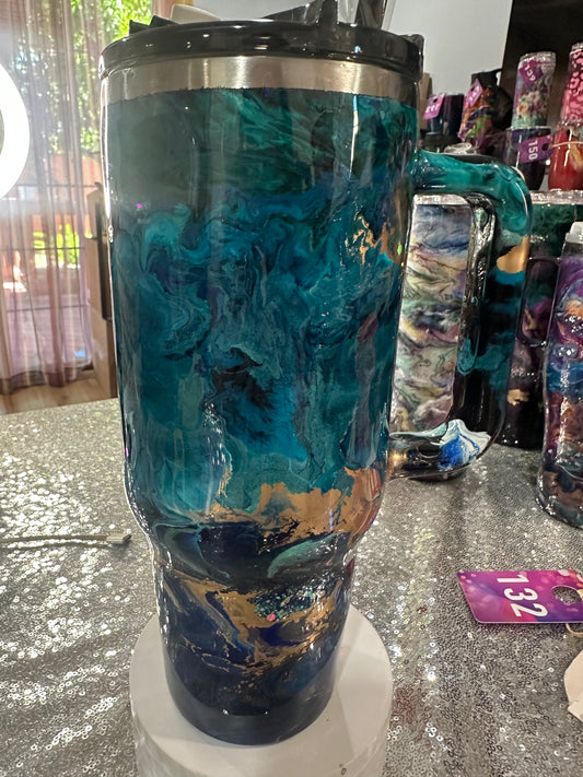 40 OZ Tumbler with handle