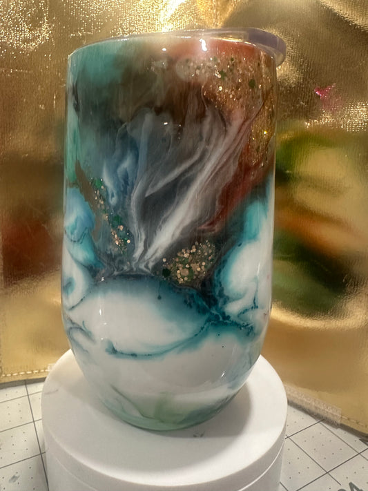 15 oz WINE Cup with SLIDING LID