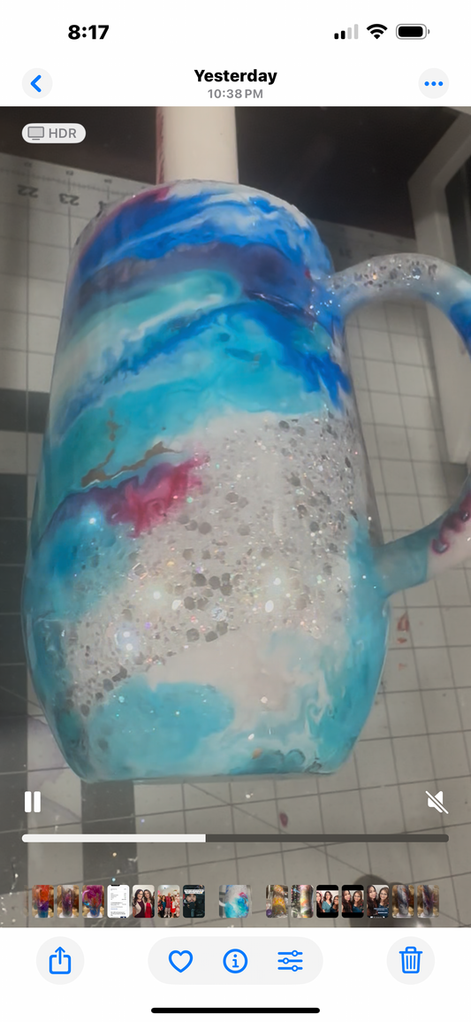 16 oz Coffee Mug – Blues