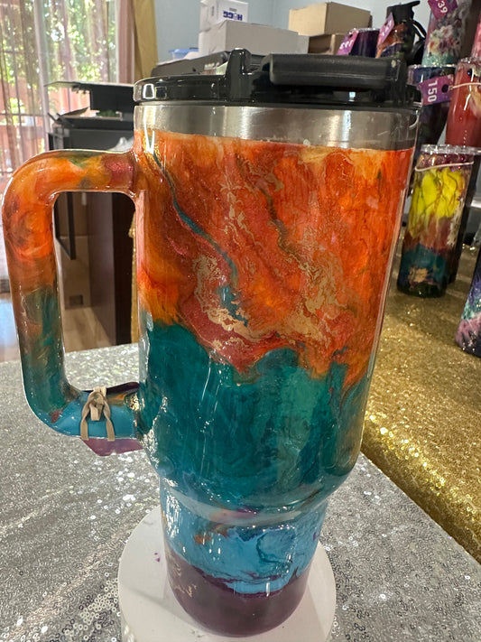40 OZ Tumbler with handle