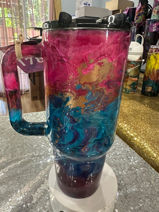 40 OZ Tumbler with handle