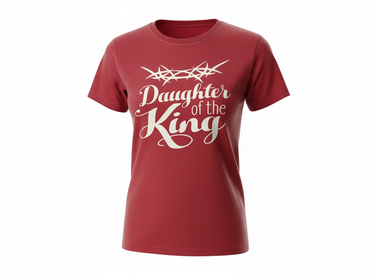 Daughter Of The King Christian T-shirt| Faith-Based Women's Tee