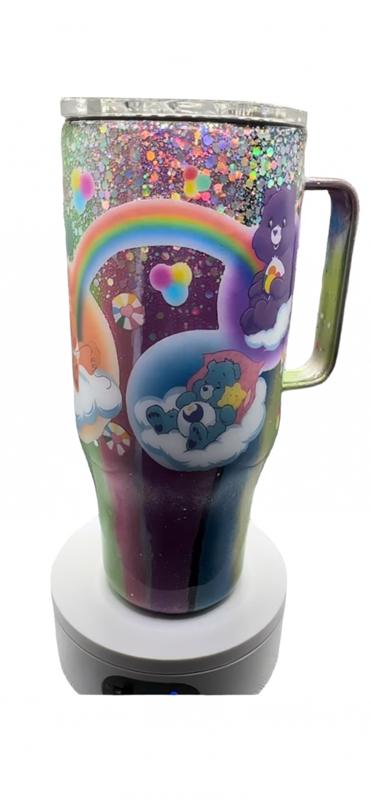 24 oz Tumbler – Rainbow Bears