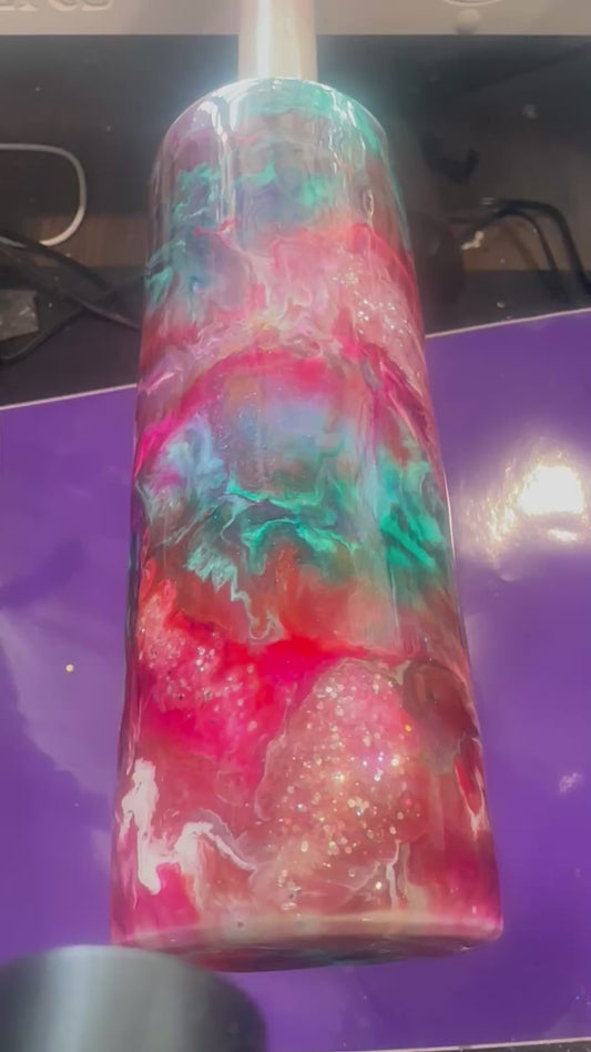 30 oz Tumbler with handle - Summer vibes