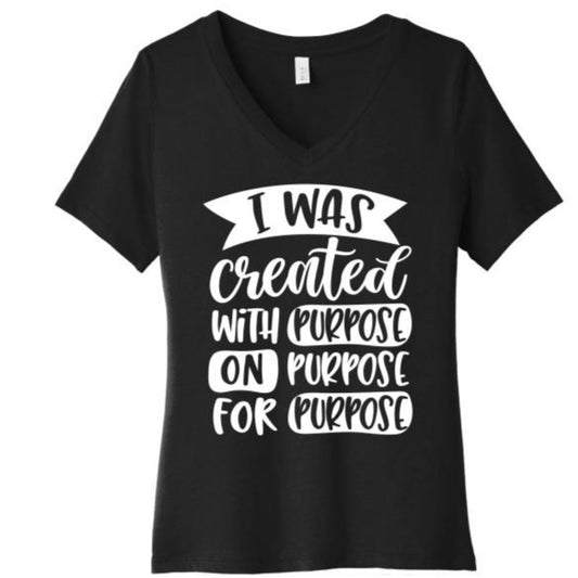 Created With Purpose - Christian T-Shirt